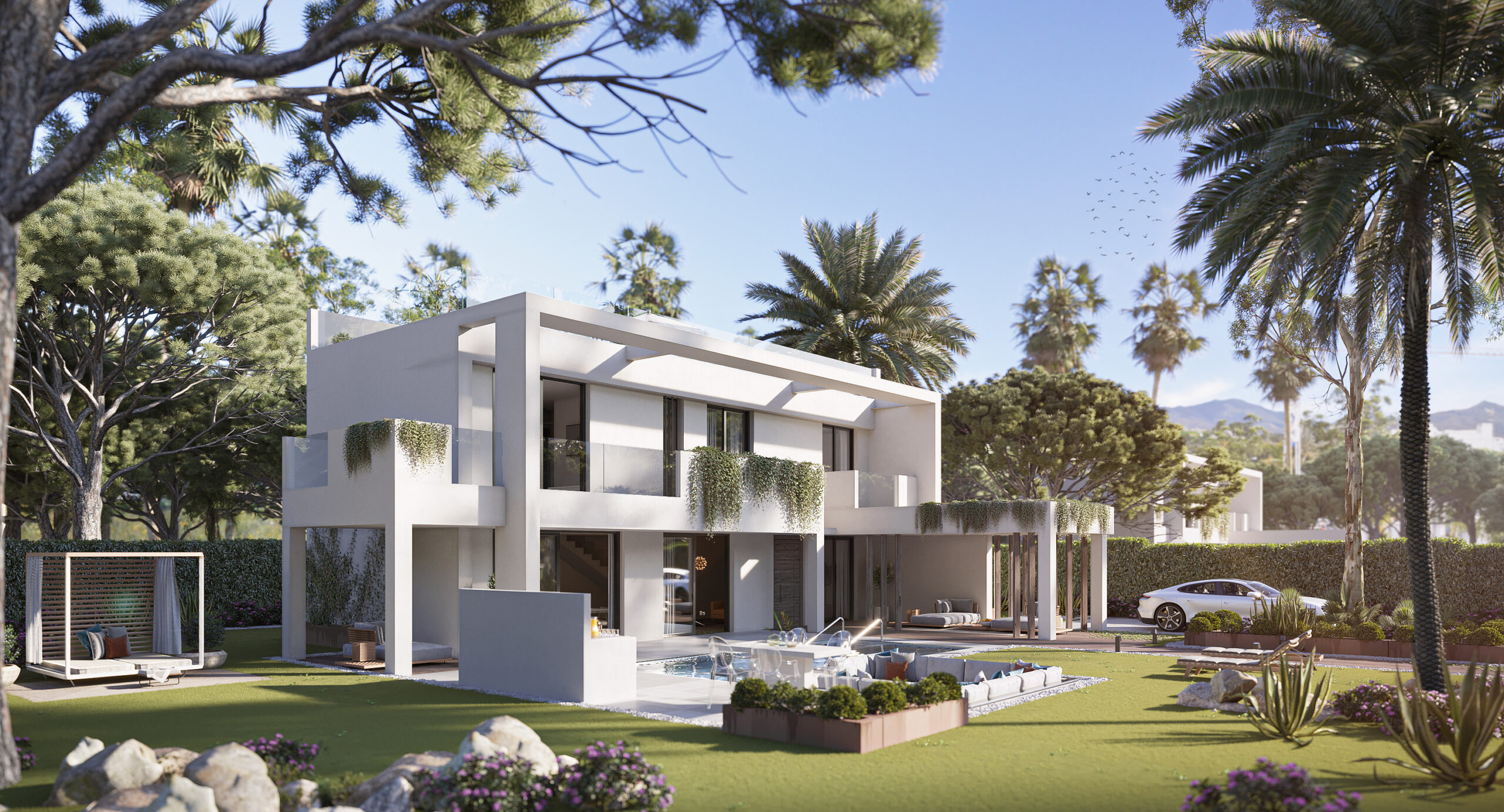 Paloma Collection is comprised of 11 modern style villas with a contemporary design divided into 2 levels.