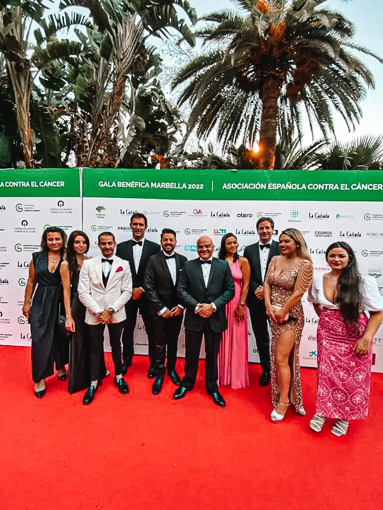 Otero attends and sponsors the Gala of the Spanish Association Against Cancer